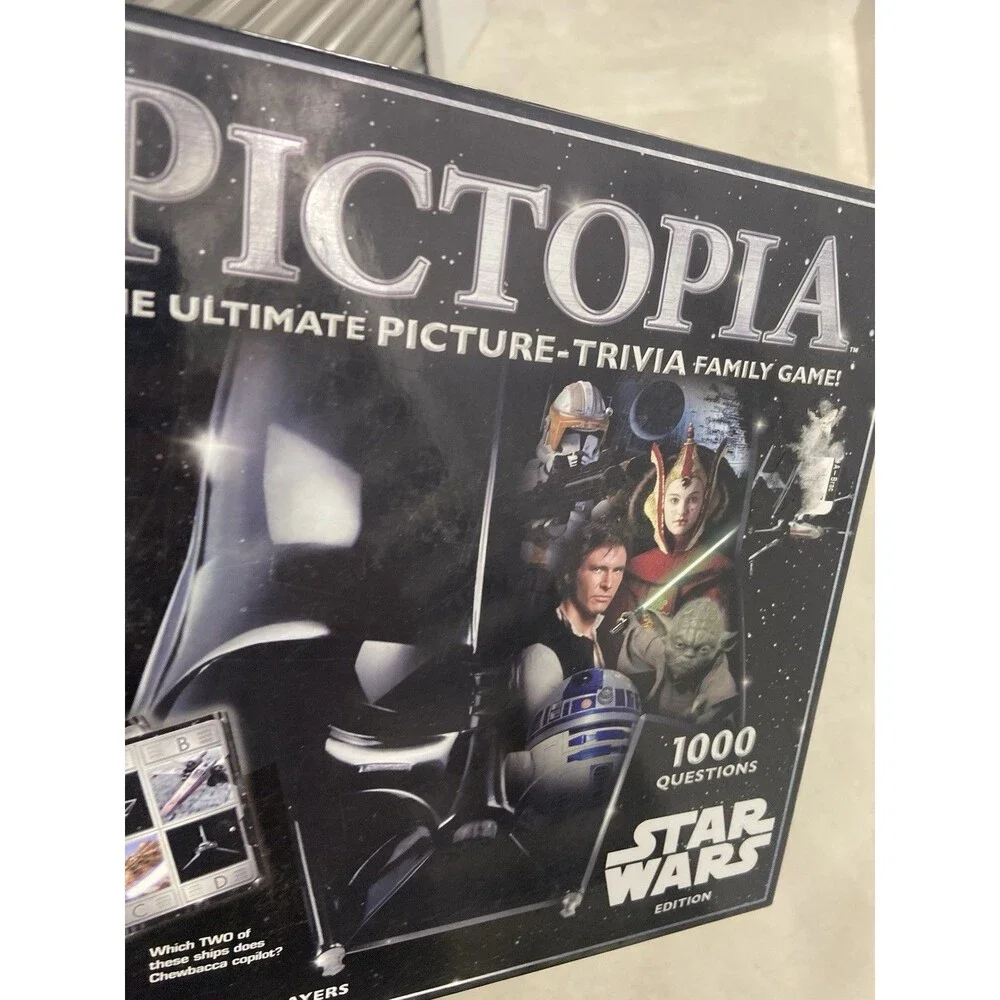 Pictopia Star Wars Edition Ultimate Picture Trivia Family Board Game NEW